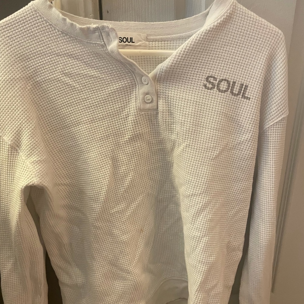 Soul Cycle Waffle Knit Long Sleeve